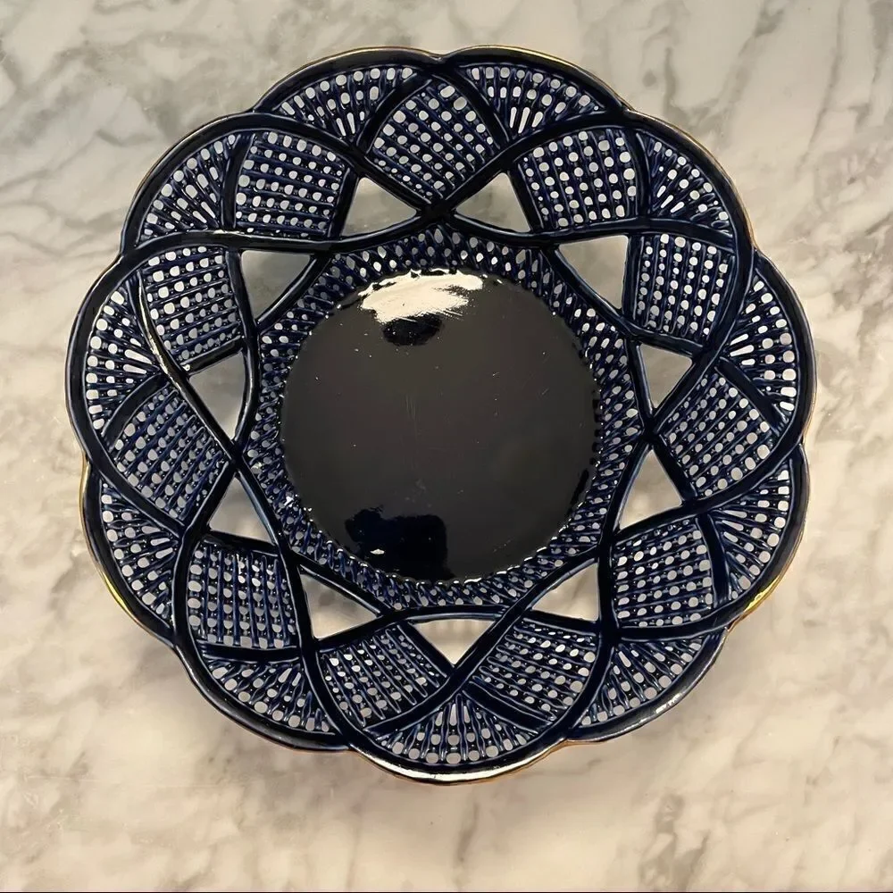 Set of Romanian Cluj-Napoca Reticulated Lace Bowls